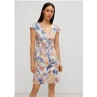 comma Minikleid Kleid Etuikleid mit Kappärmeln
