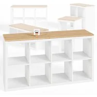 Clutter Cover Abdeckplatte für Kallax Regal, (zum Auflegen, Deckplatte), Holzplatte Artisan Eiche