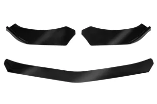 Universal Frontspoiler Spoiler Lippe Stoßstange in Glanz Schwarz