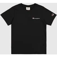 Champion T-Shirt mit Logodrucken, Kurzarm, Rundhalsausschnitt, gerader Abschluss