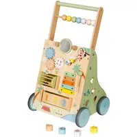 TikTakToo Babywalker Holz Lauflernwagen Montessori Baby 1+ Activity, Fördert Motorik & Koordination