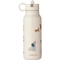 Liewood Isolierflasche Liewood Kinder Wasserflasche, Trinkflasche Falk 350 ml - Recycelter, Edelstahl, Isoliert, Auslaufsicher, Farbe: Alle zusammen / Sandfarben