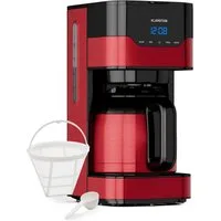 Klarstein Filterkaffeemaschine 10035588, 1.2l Kaffeekanne, Leichte Bedienung: EasyTouch Control Bedienoberfläche und LC-Display