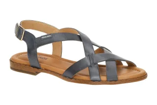 Pikolinos W0X-0556ST Pacific Damen Sandalette ALGAR Blau Echtleder Fu?bett