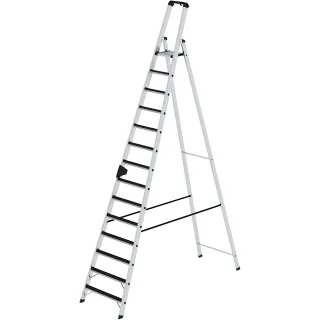 Munk Stufen-Stehleiter einseitig begehbar mit clip-step - 041514