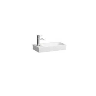 LAUFEN Handwaschbecken MEDA 235x460x115 asym. o.Hl. o.Ül. Becken re weiß matt, H8151147571121 H8151147571121