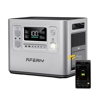 [EU Direct] Aferiy P210 2400W LiFePO4 Portable Power Station With 200W/400W Solar Panel, 2048Wh Solar Generator LiFePO4