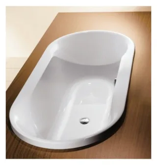 Hoesch Whirlwanne Spectra Oval 1800x900 mit System Reviva II Power+ Air, Weiss/Chrom/Motor rechts/li 6482E.010305004