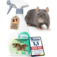 FUTUM Vergrämungsmittel Ratten & Mäuse Abwehrspray, 0,5 l, Präventiver Schutz, Vielseitig einsetzbar, Wirtschaftlich