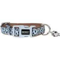 DOOG Hunde-Halsband Halsband Dash blau/grau