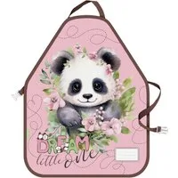 DERFORM Malschürze Panda Bastelschürze Schürze Kinderschürze Werkschürze Pandabär