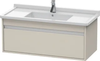 Duravit Ketho Waschtischunterbau wandhängend Taupe Matt 1000x455x410 mm - KT666509191 KT666509191