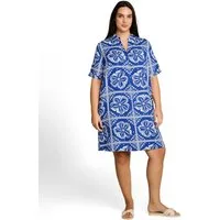TOM TAILOR PLUS Druckkleid Sommerkleid mit grafischem Muster