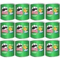 Pringles Knabberei, Pringles Sour Cream and Onion Sauerrahm und Zwiebeln 70g 12er Pack