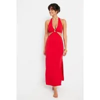 LSCN by LASCANA Neckholderkleid mit Cut-outs, Maxikleid