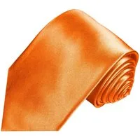 Paul Malone Krawatte für Herren Uni Krawatte orange