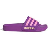adidas Performance ADILETTE SHOWER K PURBUR/BLIPNK/SEICTA Badeschuh
