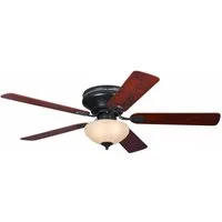 Westinghouse Deckenventilator Deckenventilator Everett Espresso 132 cm mit Licht, Mit Zugschnur
