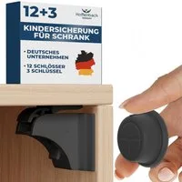 Hoffenbach Kindersicherung magnetisch, ohne Bohren mit 12 Schlösser+3 Schlüssel
