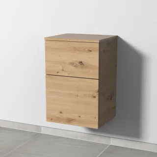 Sanipa 3way Unterschrank mit 2 Auszügen, Eiche Natural-Touch, SM14485 SM14485