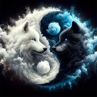 Venicce Love Kreativset Diamond Painting Bilder, 5D Diamant Painting Malerei Set – Wolf