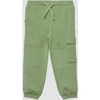 s.Oliver Jogginghose Leggings Joggingpants mit Teilungsnähten und Cargotasche