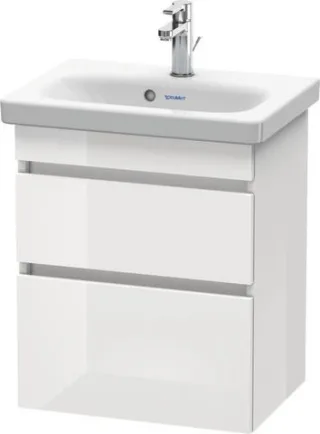 Duravit DuraStyle Waschtischunterbau wandhängend Weiß Hochglanz 500x368x610 mm - DS640302222 DS640302222