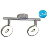 näve Deckenleuchte LED 2er Wand-u. Deckenspot, LED fest integriert, lichtrichtung einstellbar