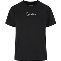 Karl Kani Kurzarmshirt Karl Kani Damen ESSKKW-T02BLK Small Signature Tee (1-tlg)