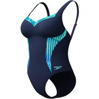 Speedo Badeanzug Shaping Lunaelustre Badeanzug mit verstellbaren Trägern