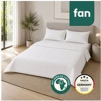 fan Baumwollbettdecke African Cotton, Bettdecke in 135x200 oder 155x220 cm, Winter oder Sommer