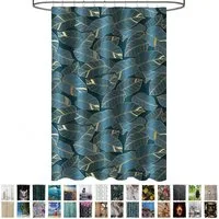Sanilo Duschvorhang 180 x 200 cm, viele schöne Duschvorhänge zur Auswahl Breite 180 cm, 100% wasserdicht, Anti-Schimmel-Effekt, hochwertige Qualität