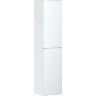 hansgrohe Xevolos E Hochschrank 54218320 400x360x1760mm, links, mattweiß, weiß metallic