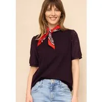 STREET ONE STUDIO Spitzenshirt im soften Baumwoll-Mix