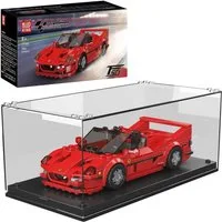 Mould King 27066 Sportwagen F 50 + Showcase Konstruktionsspielsteine