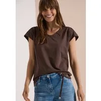 CECIL V-Shirt mit Cut-Out Detail