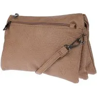 Christian Wippermann Umhängetasche Damen Tasche Schultertasche Umhängetasche Crossover Bag (1 tlg), Leder Optik Handtasche