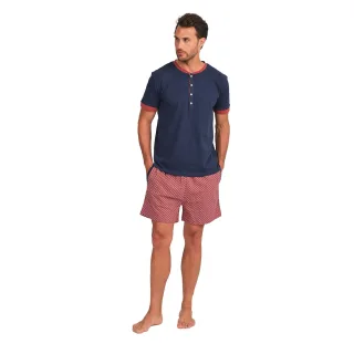 JJBFH5501 Kurzarm-Pyjama für Herren
