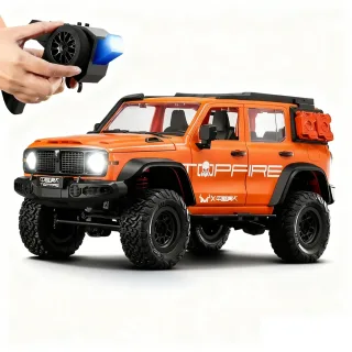 MNRC MN300 RTR 1/12 2.4G 4WD RC Car Rock Crawler Off-Road Climbing Truck Full Proportional Remote Control LED Light Vehi