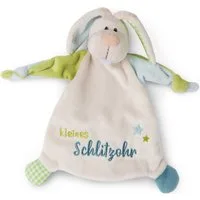 Nici Schmusetuch My First NICI Kollektion, Hase, Kleines Schlitzohr, mit aufgestickten Augen