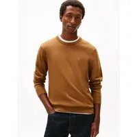 Tommy Hilfiger Rundhalspullover ESSENTIAL COTTON Crewneck Regular Fit Premium Mode