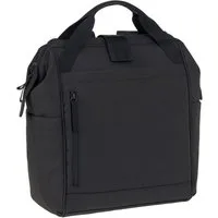 LÄSSIG Wickelrucksack Green Label, Goldie Up Backpack, black, PETA-approved vegan, zum Teil aus recyceltem Material
