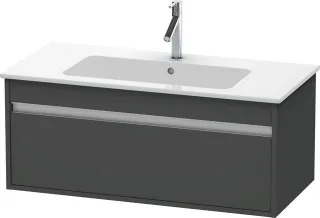 Duravit Ketho Waschtischunterbau wandhängend Graphit Matt 1000x475x410 mm - KT642004949 KT642004949