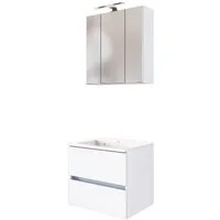 welltime Badmöbel-Set Baabe, (Set, 2-St), Breite 60 cm, Softclose-Funktion