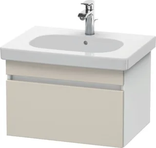 Duravit DuraStyle Waschtischunterbau wandhängend Taupe & Weiß Matt 600x453x398 mm - DS638309118 DS638309118