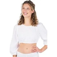 Berwin & Wolff Dirndlbluse Dirndlbluse - RICCARDA - weiß