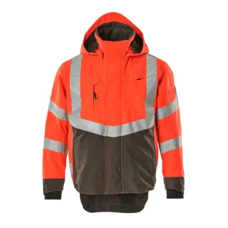 MASCOT Harlow Hard Shell Jacke SAFE SUPREME Hi-vis Rot / Dunkelanthrazit L - 15501-231-22218-L