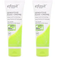 efasit Fußcreme 2x efasit Sensitive Fußcreme je 75ml Sehr Trockene & Empfindliche Haut