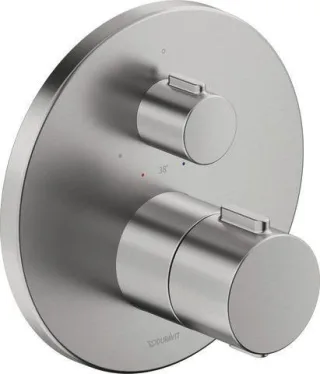 Duravit Thermostatarmaturen Thermostat Unterputz, 1 Verbraucher Edelstahl Gebürstet 170x94x170 mm - TH4200016070