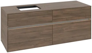 Villeroy & Boch Waschtischunterschrank Collaro C132B0 1400x548x500mm mit Beleuchtung Arizona Oak C132B0VH